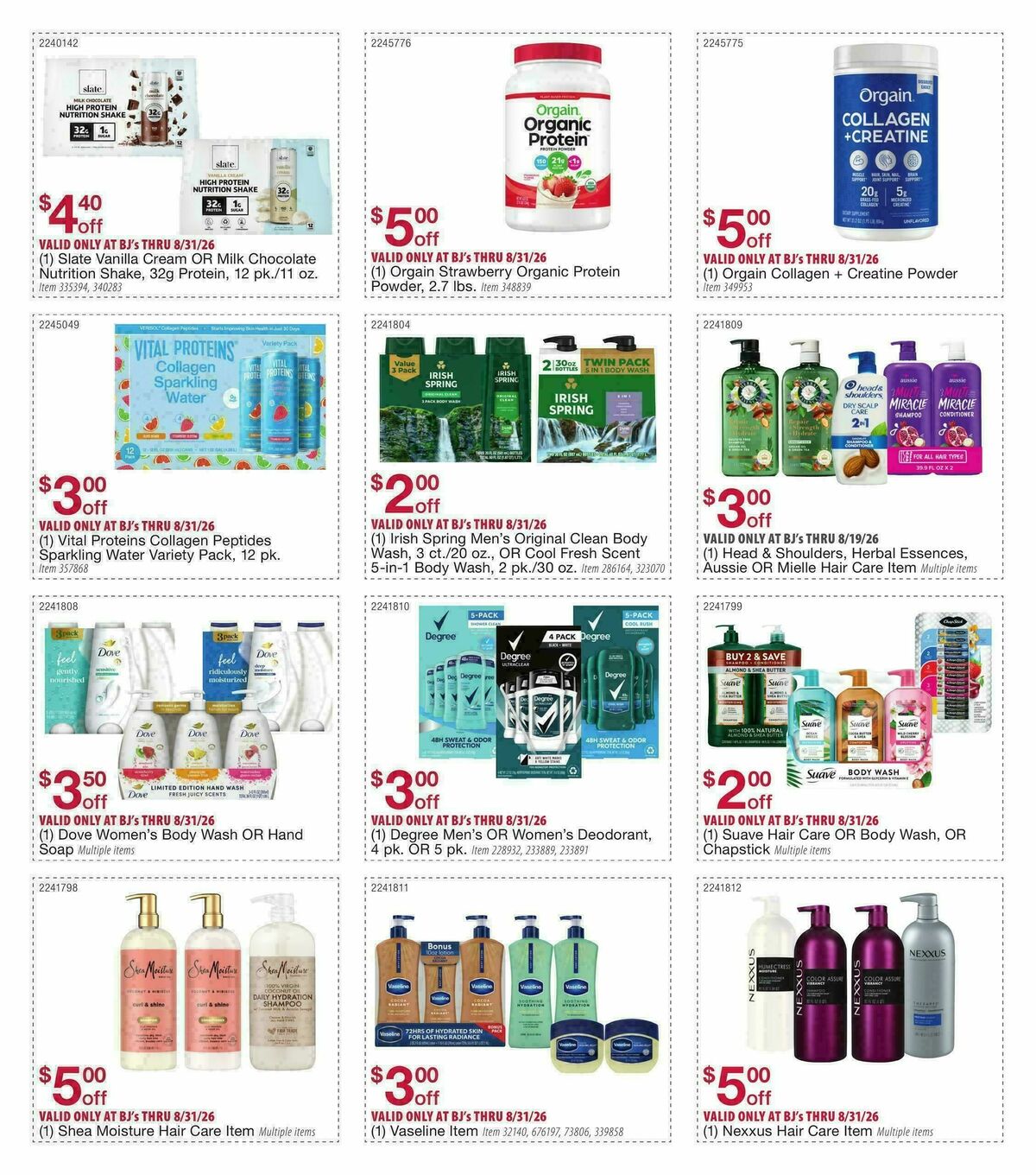 BJ's Wholesale Club Weekly Ad from July 28