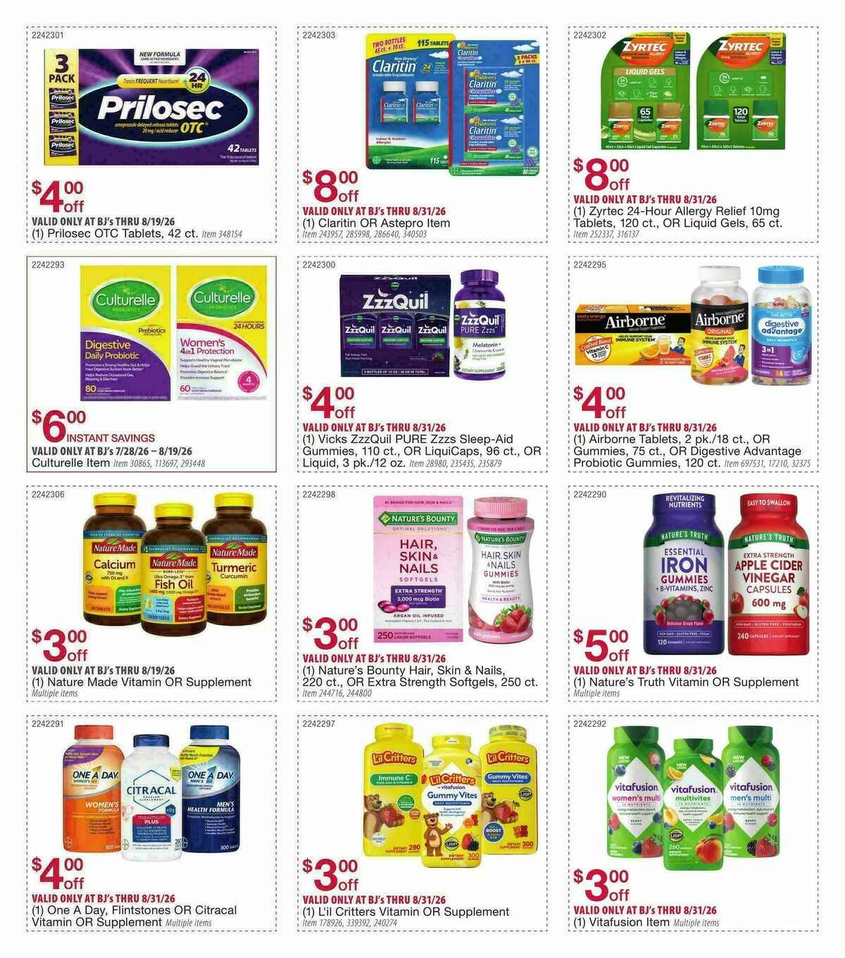 BJ's Wholesale Club Weekly Ad from July 28