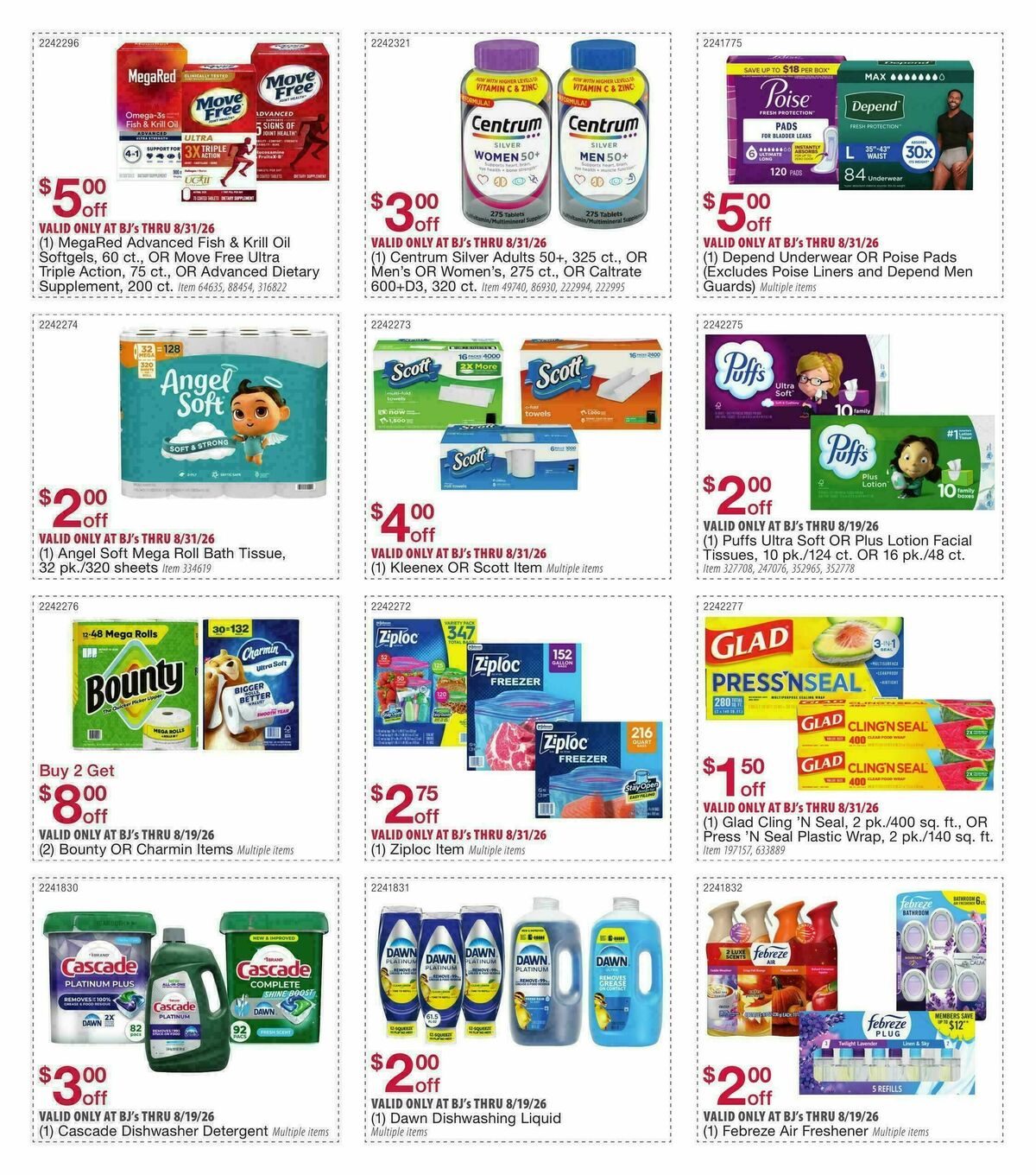 BJ's Wholesale Club Weekly Ad from July 28