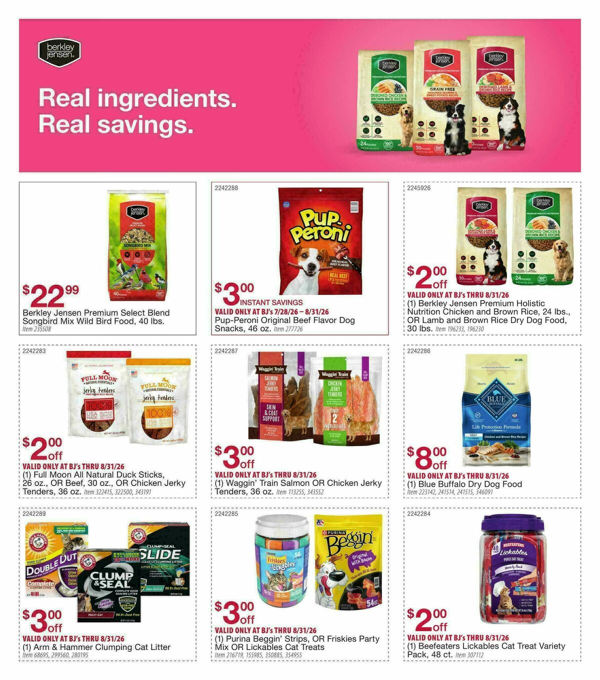 BJ's Wholesale Club Weekly Ad from July 28