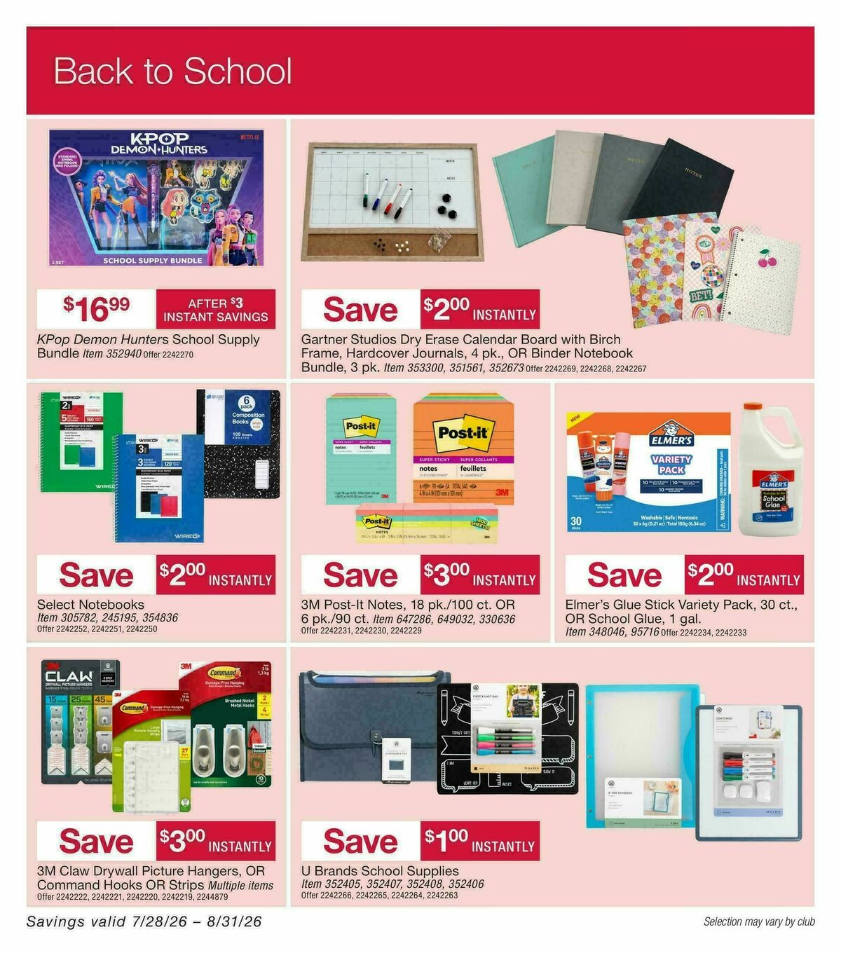 BJ's Wholesale Club Weekly Ad from July 28