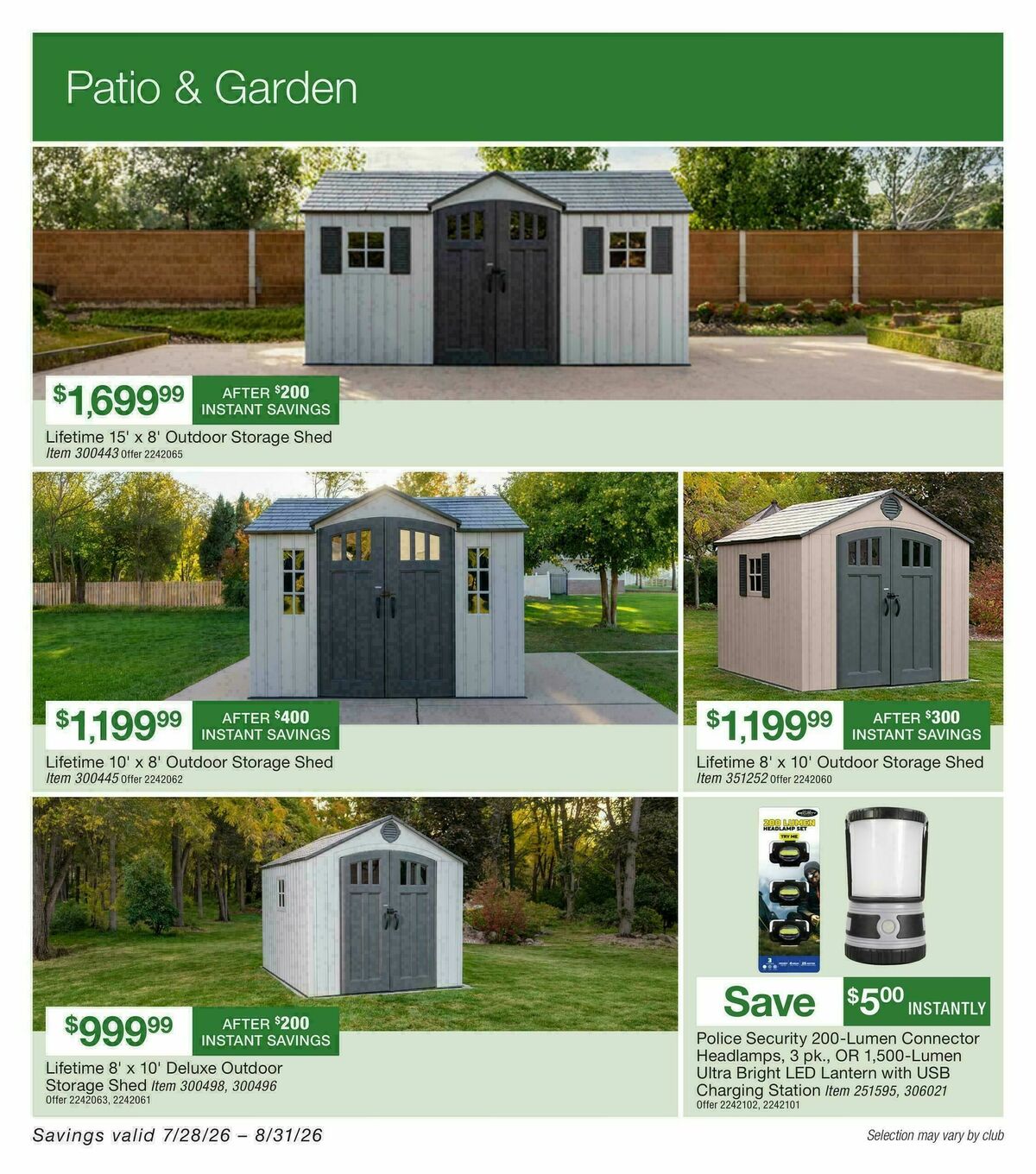 BJ's Wholesale Club Weekly Ad from July 28