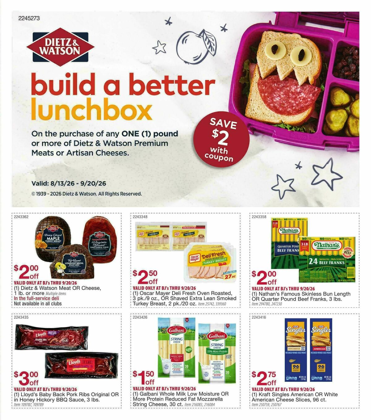 BJ's Wholesale Club Weekly Ad from August 18