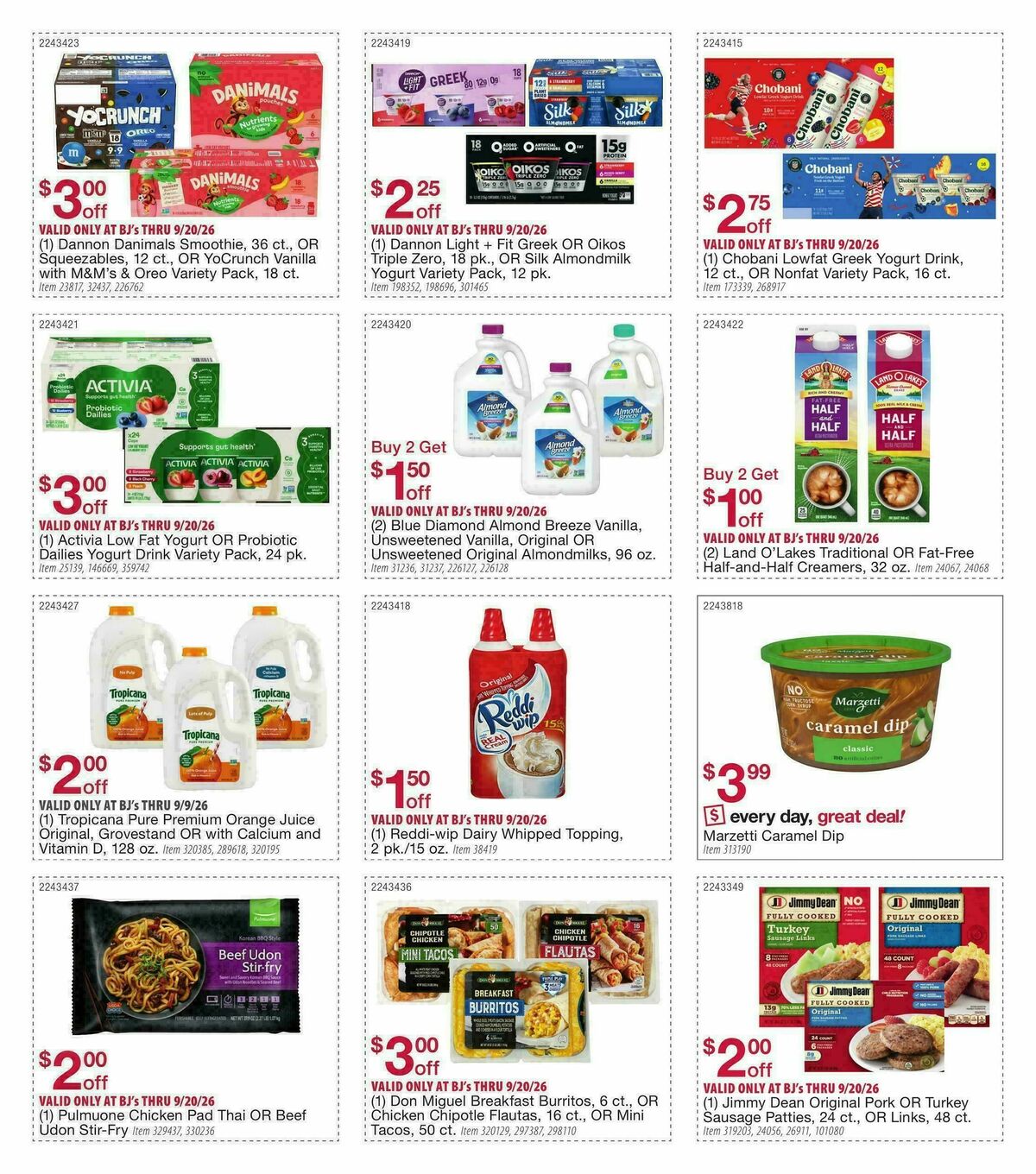 BJ's Wholesale Club Weekly Ad from August 18
