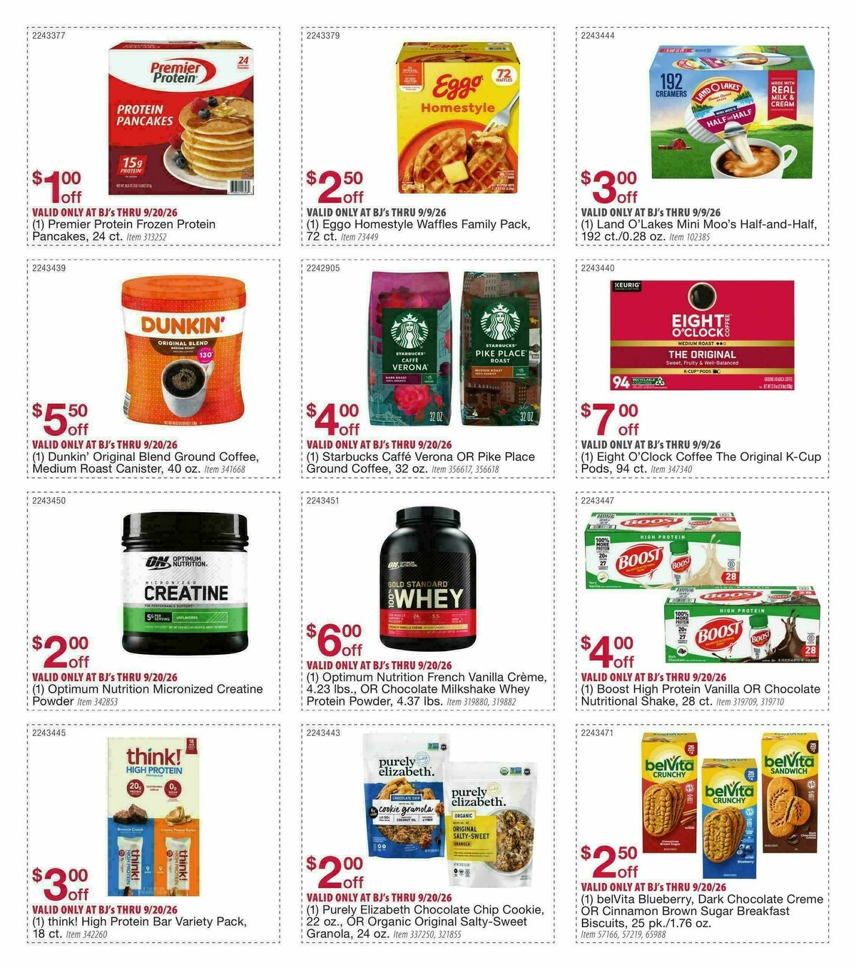BJ's Wholesale Club Weekly Ad from August 18