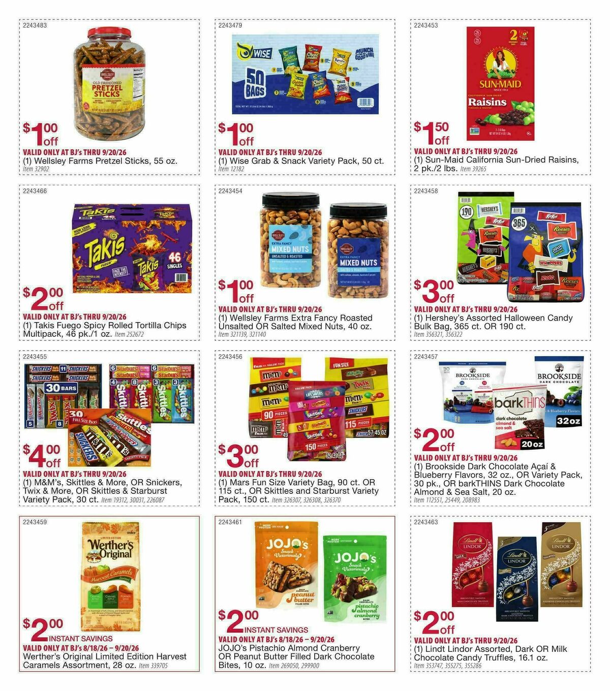 BJ's Wholesale Club Weekly Ad from August 18