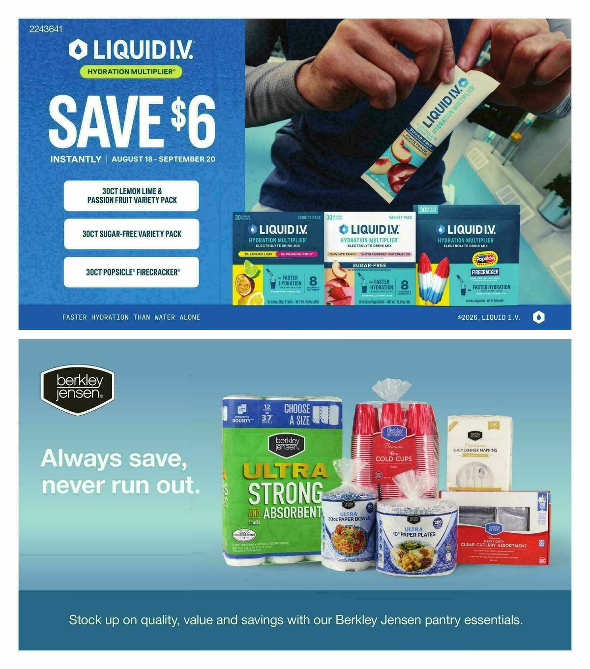 BJ's Wholesale Club Weekly Ad from August 18