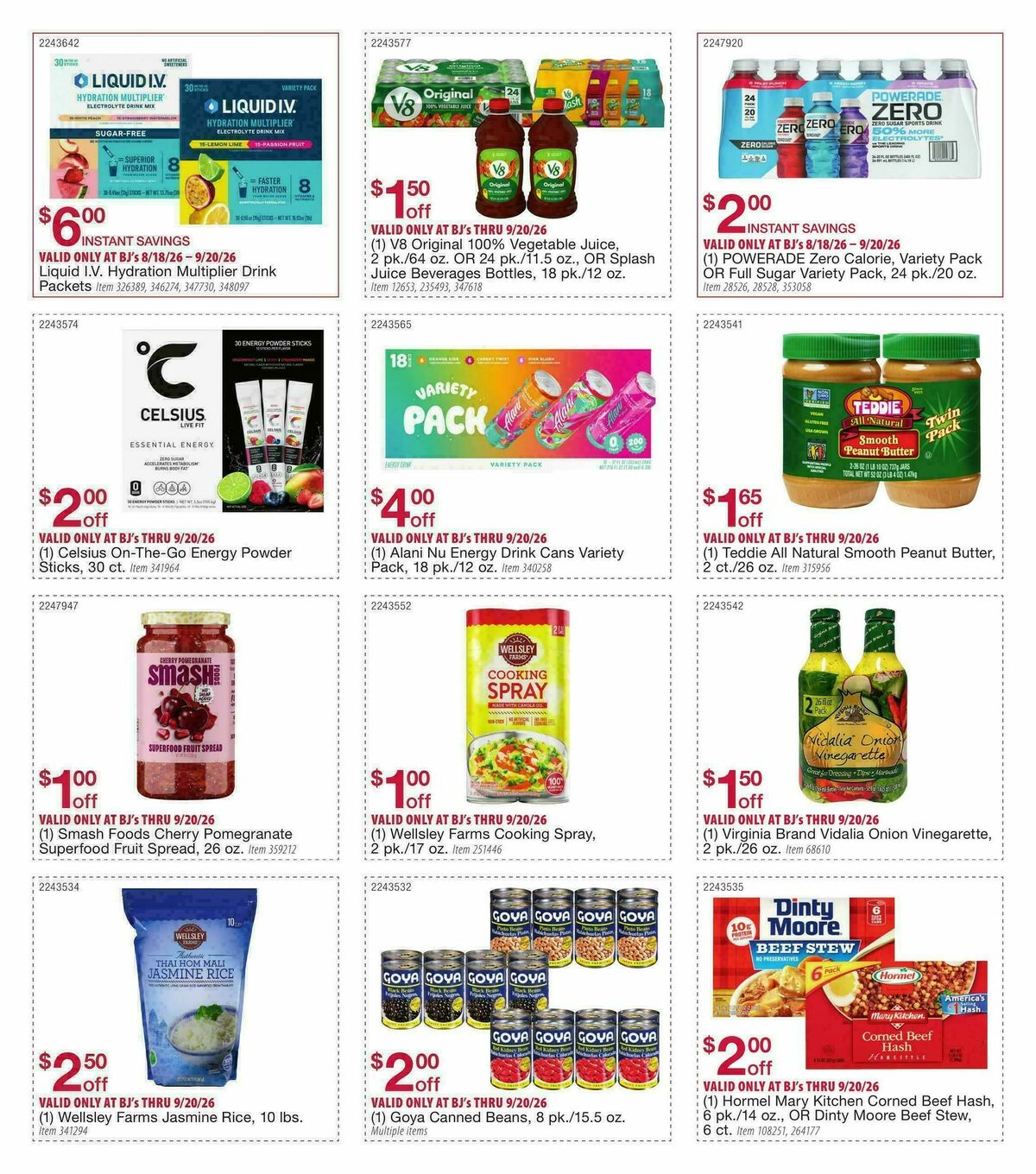 BJ's Wholesale Club Weekly Ad from August 18
