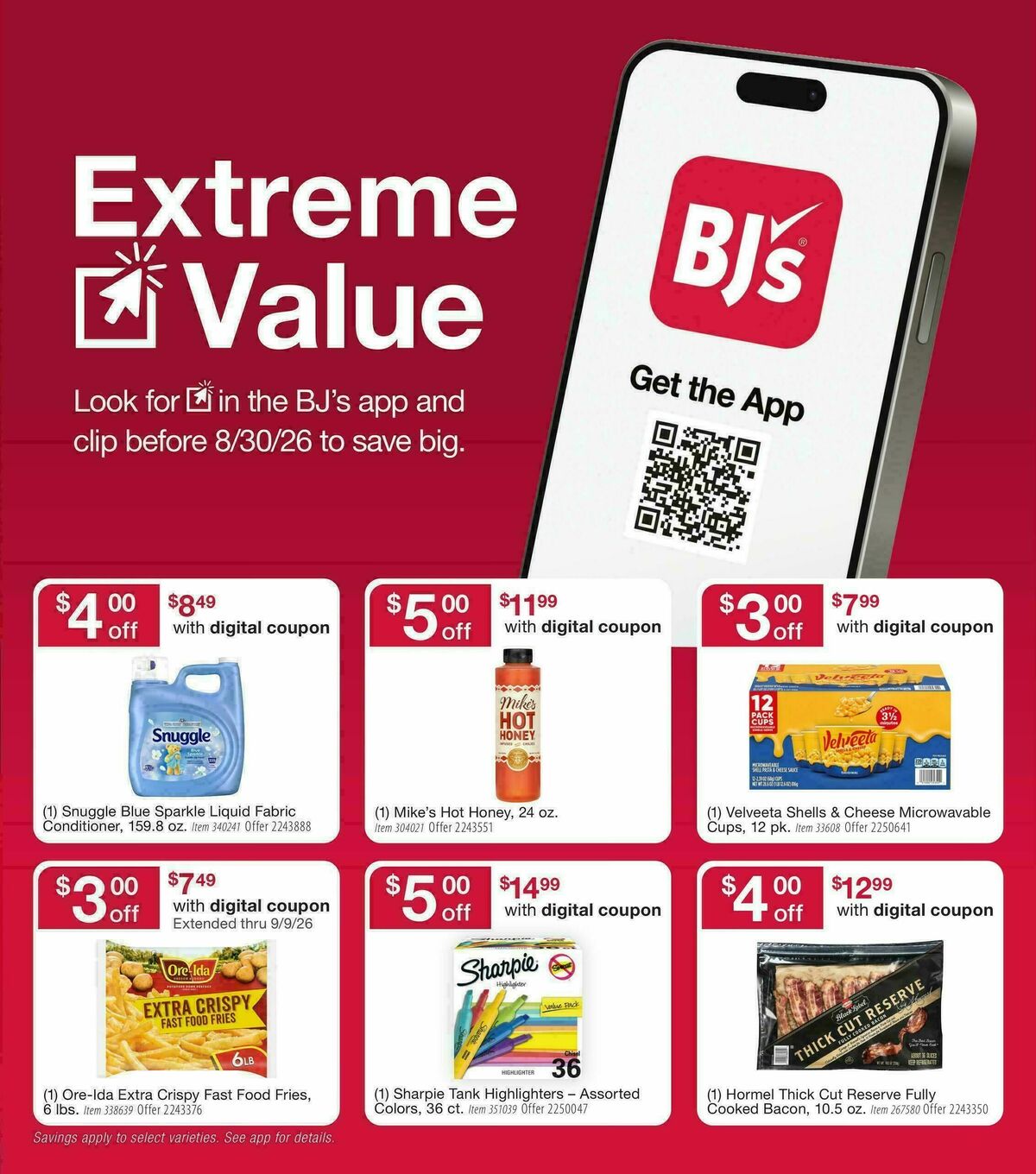 BJ's Wholesale Club Weekly Ad from August 18