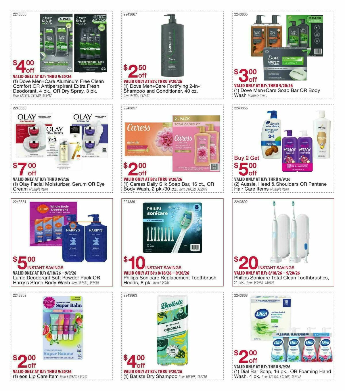 BJ's Wholesale Club Weekly Ad from August 18