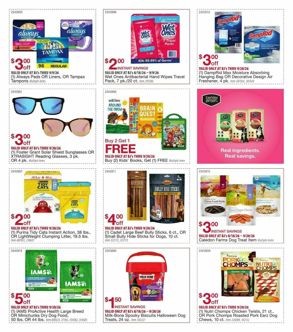 BJ's Wholesale Club Weekly Ad from August 18