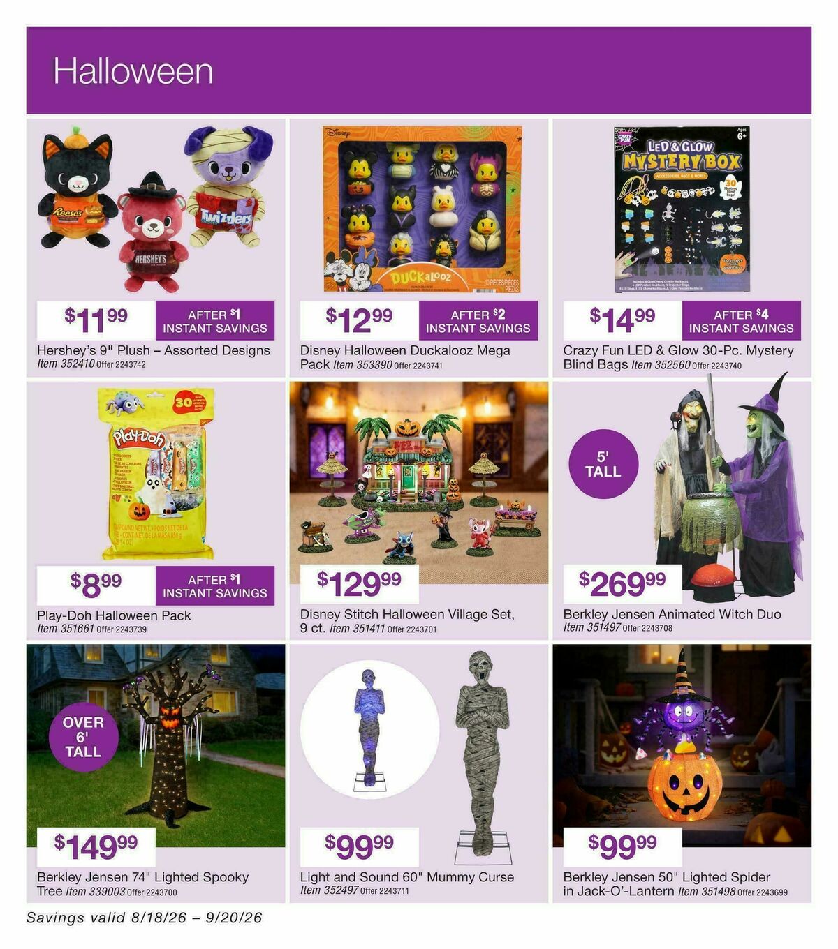 BJ's Wholesale Club Weekly Ad from August 18