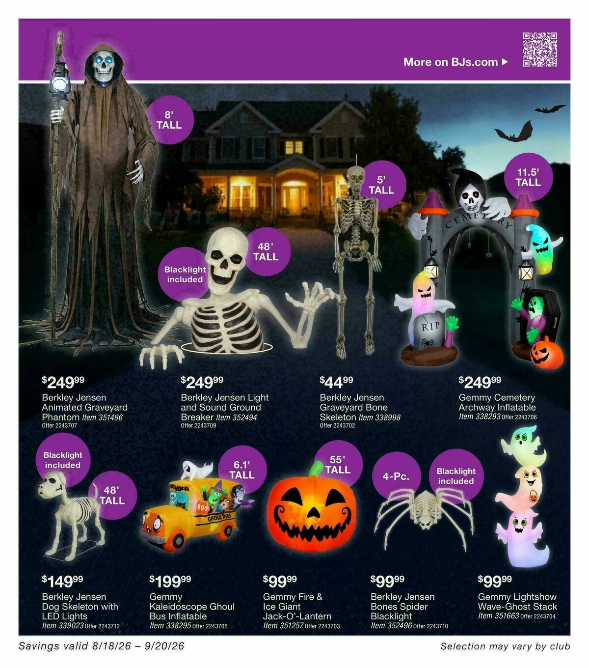 BJ's Wholesale Club Weekly Ad from August 18