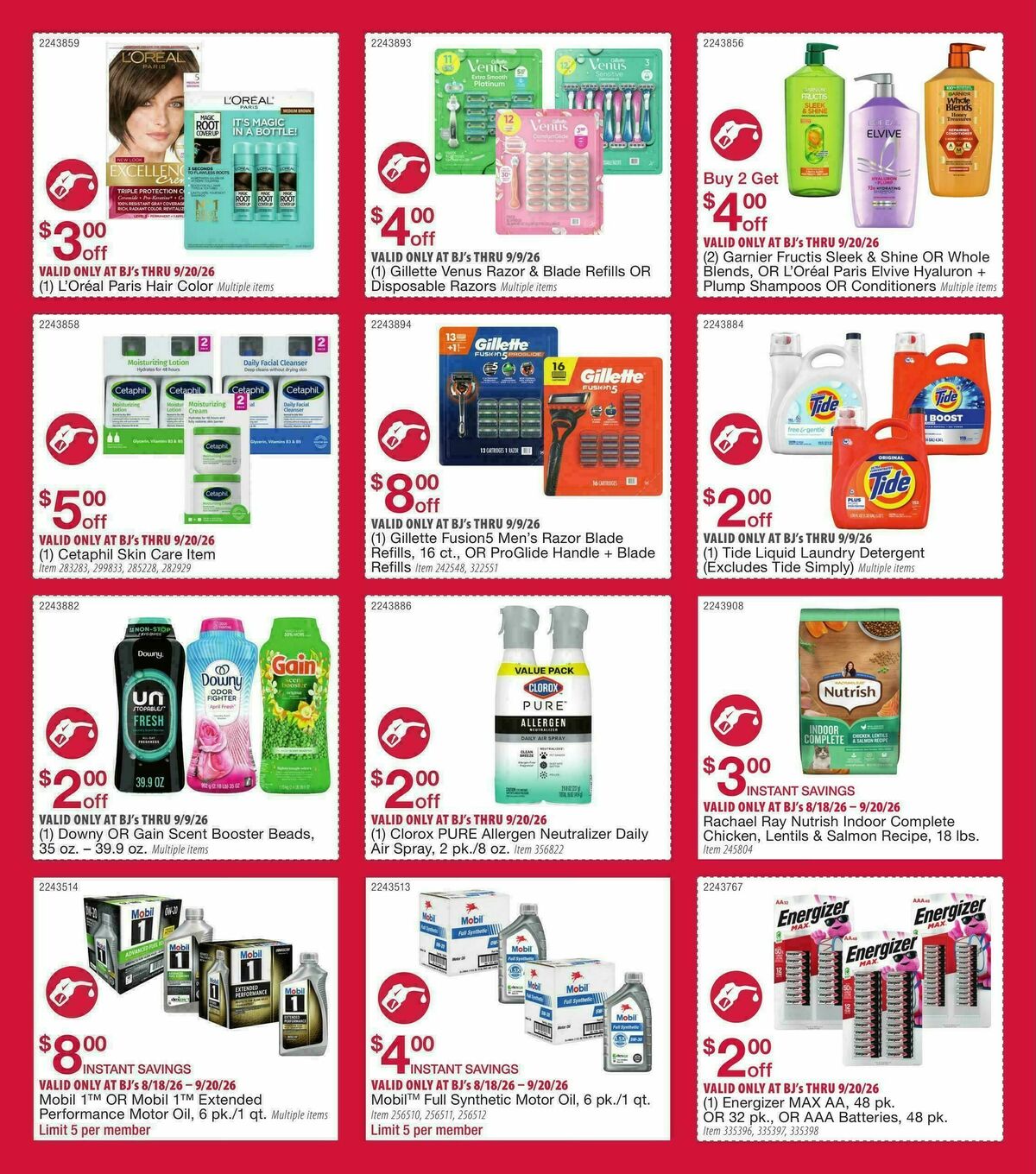 BJ's Wholesale Club Weekly Ad from August 18