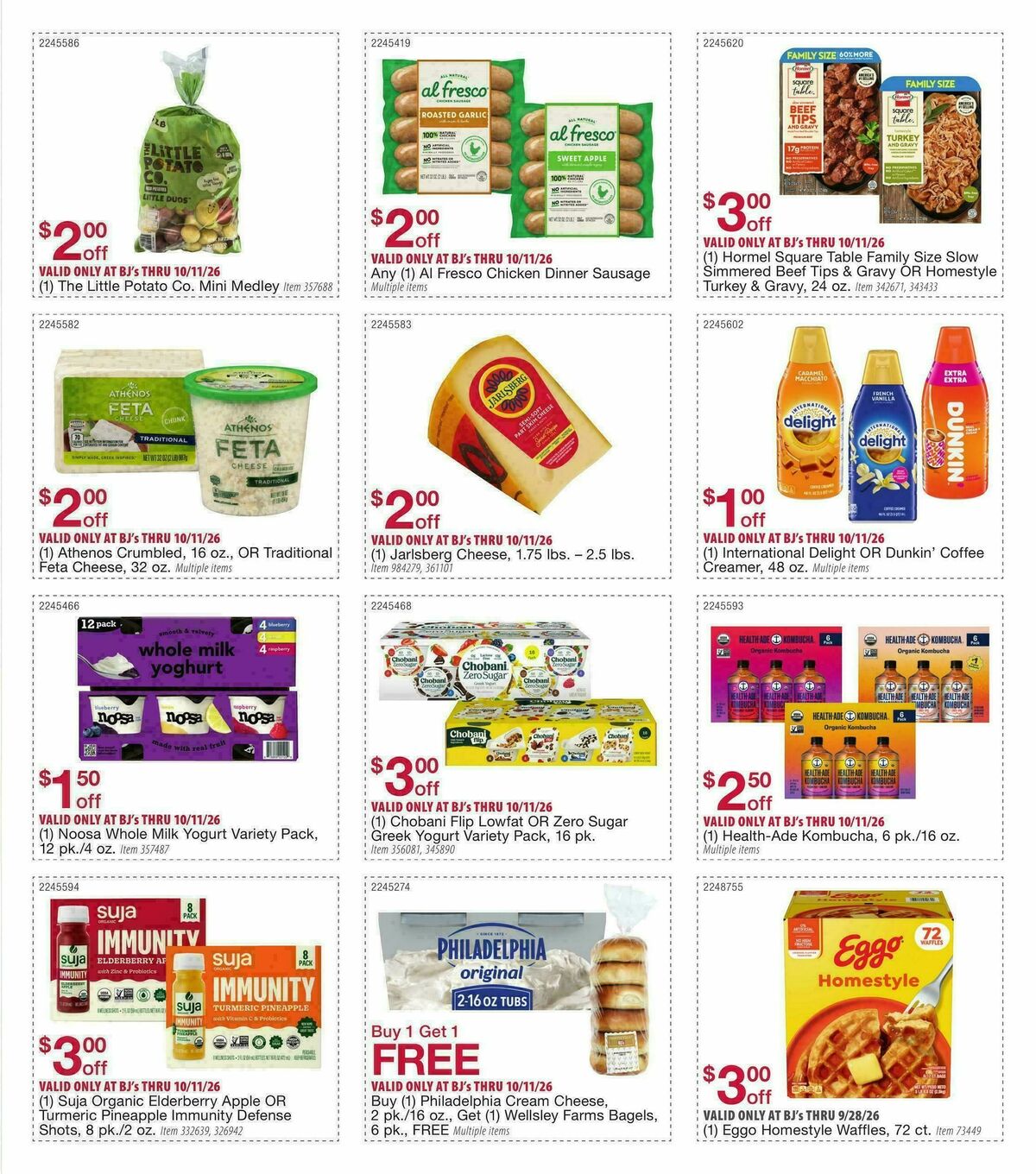 BJ's Wholesale Club Smart Saver Weekly Ad from September 8