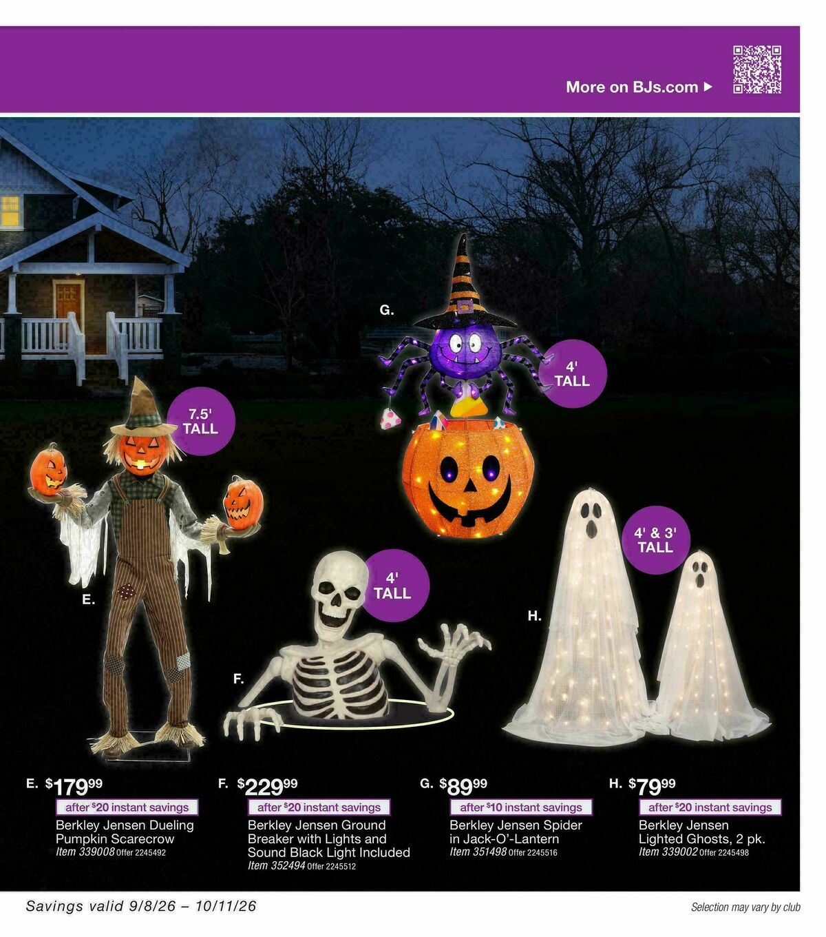 BJ's Wholesale Club Smart Saver Weekly Ad from September 8