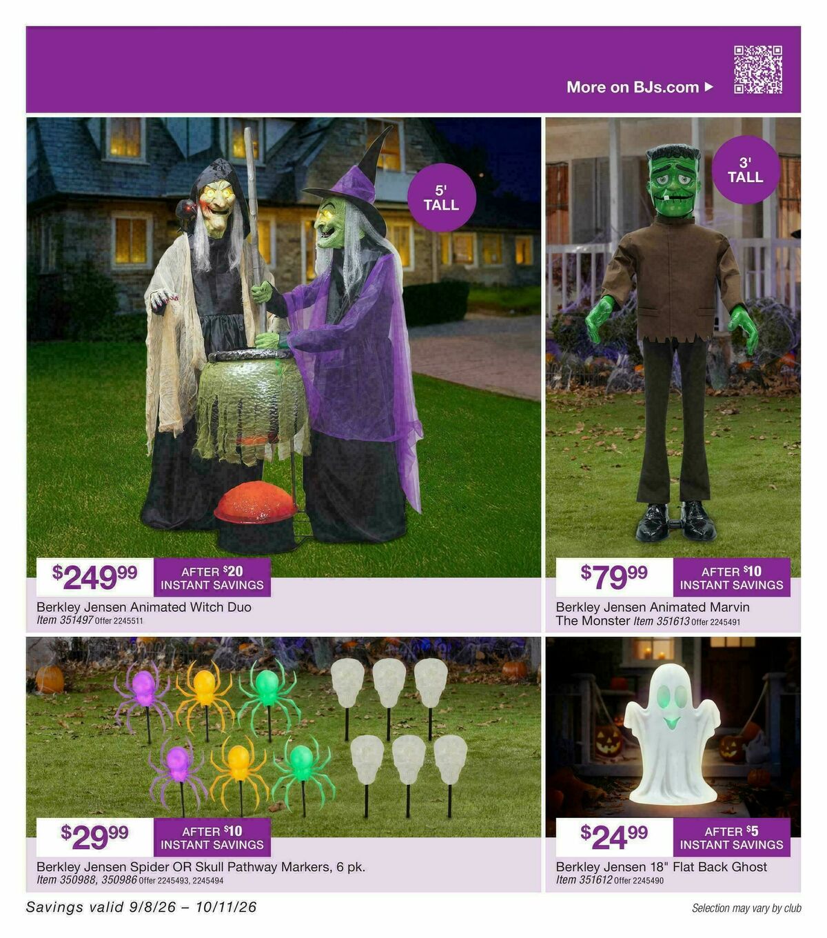 BJ's Wholesale Club Smart Saver Weekly Ad from September 8