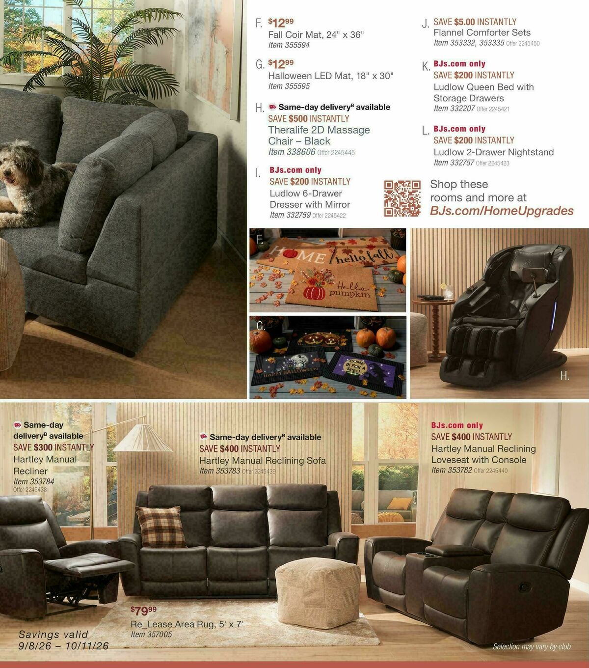 BJ's Wholesale Club Smart Saver Weekly Ad from September 8