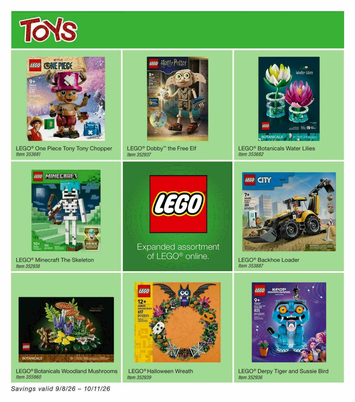 BJ's Wholesale Club Smart Saver Weekly Ad from September 8