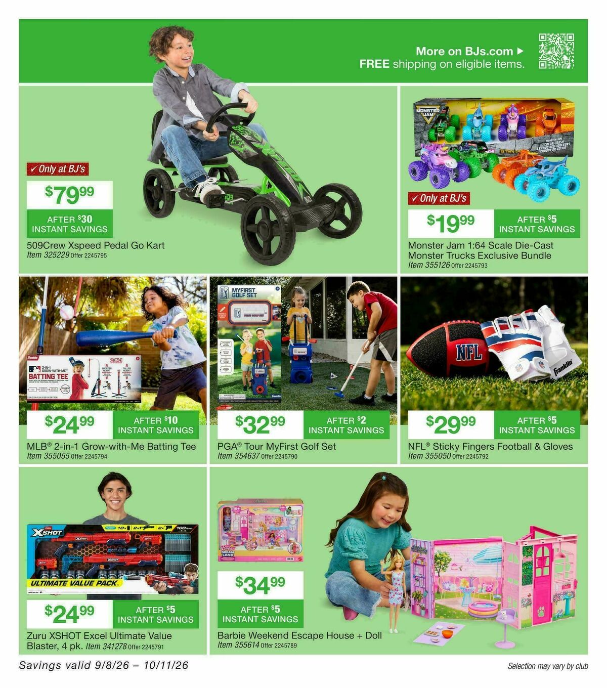 BJ's Wholesale Club Smart Saver Weekly Ad from September 8