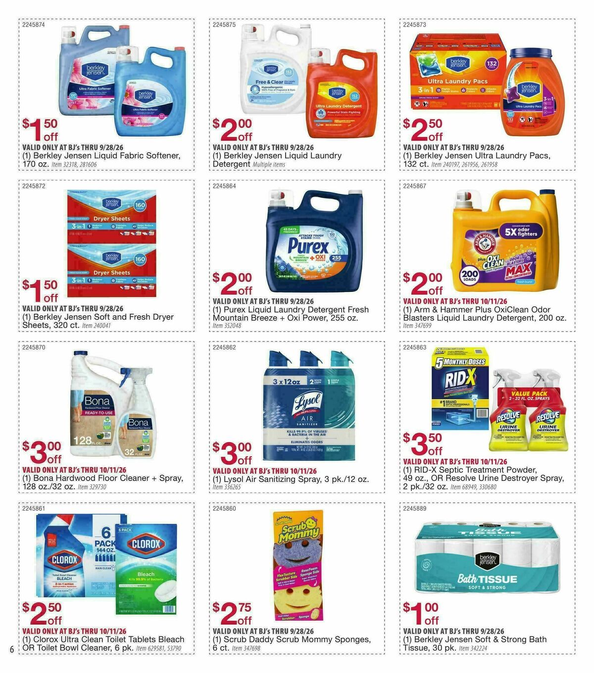 BJ's Wholesale Club Smart Saver Weekly Ad from September 8