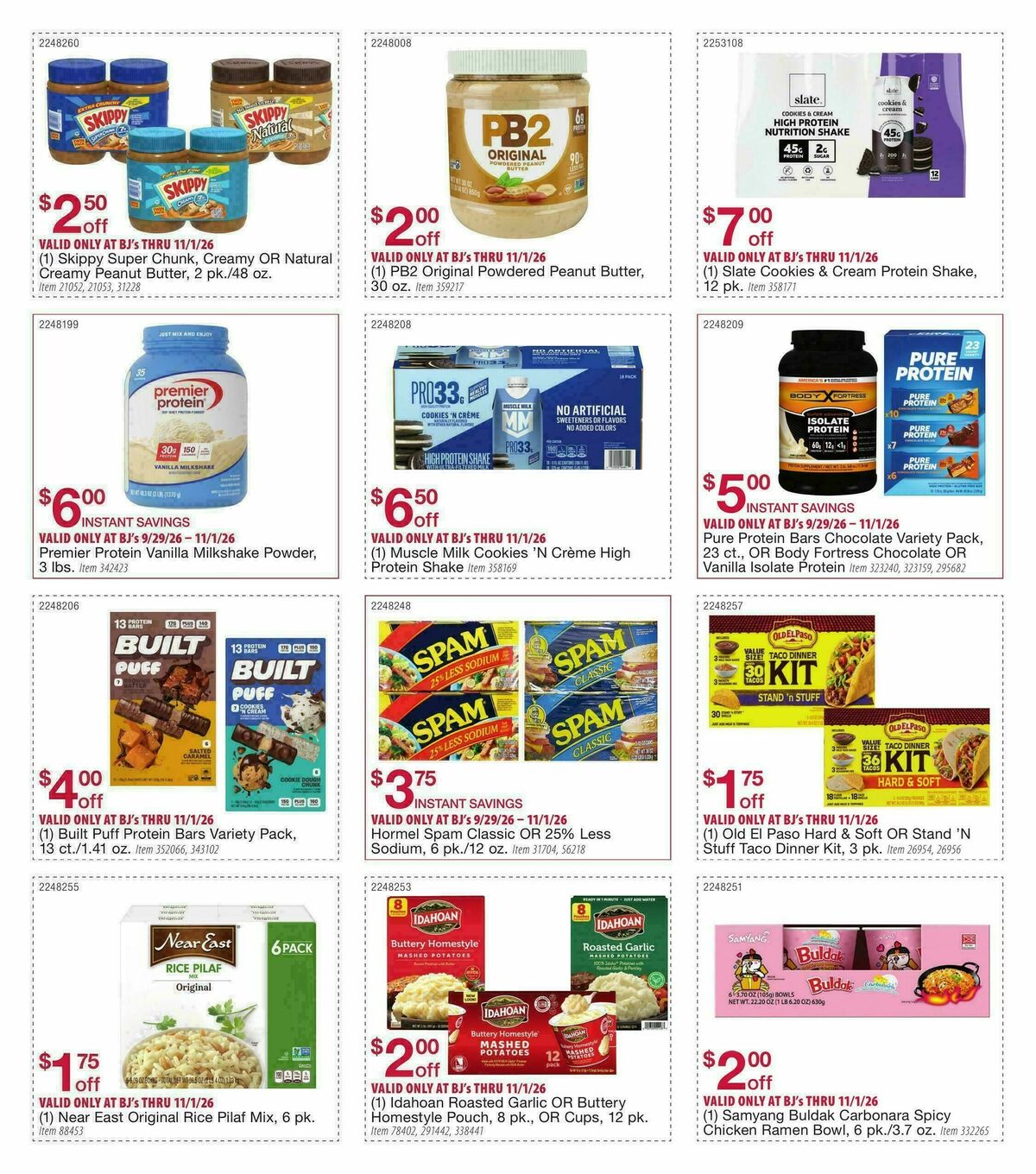 BJ's Wholesale Club Weekly Ad from September 29