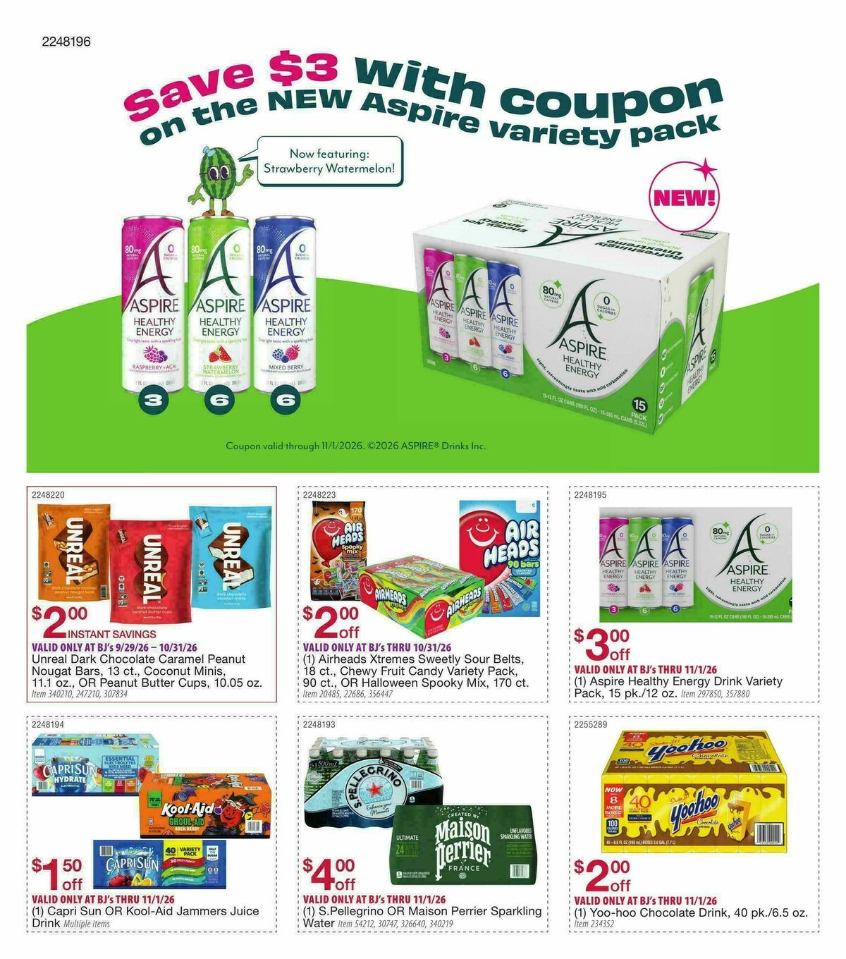 BJ's Wholesale Club Weekly Ad from September 29