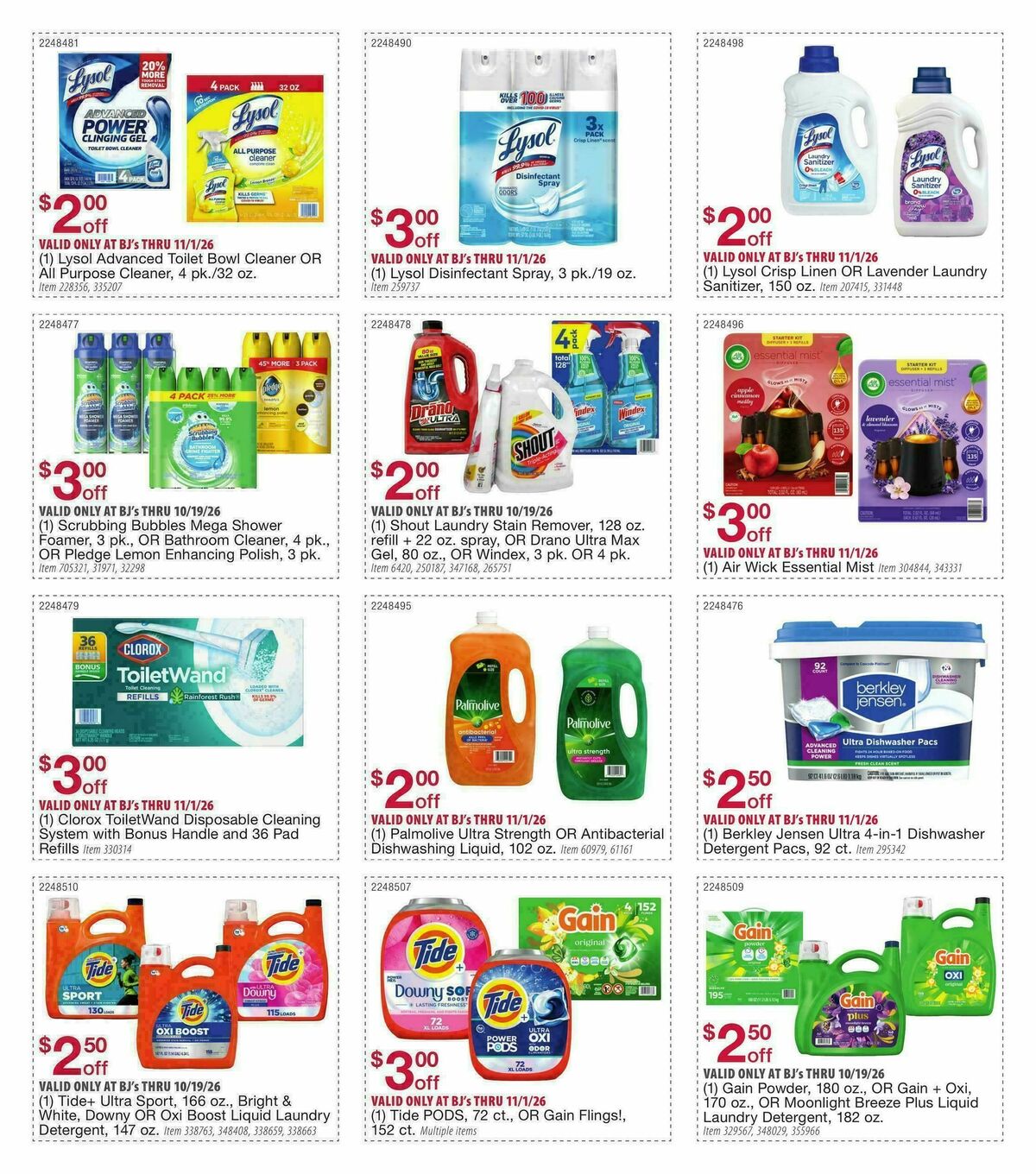 BJ's Wholesale Club Weekly Ad from September 29