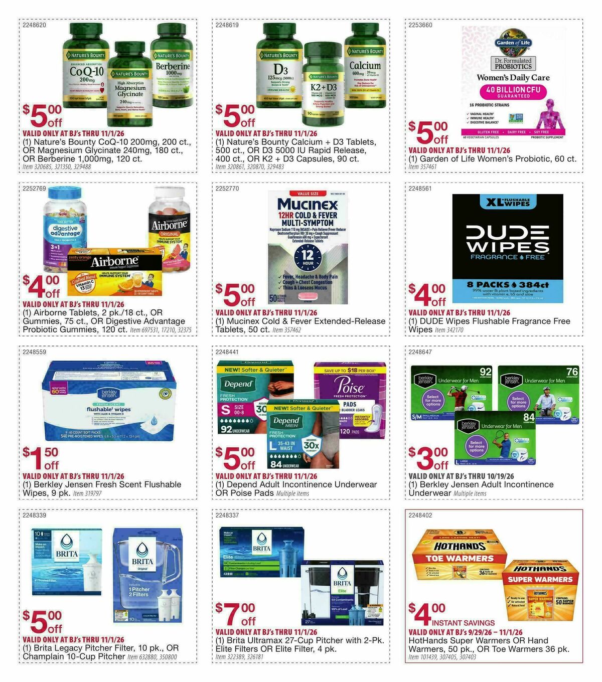 BJ's Wholesale Club Weekly Ad from September 29