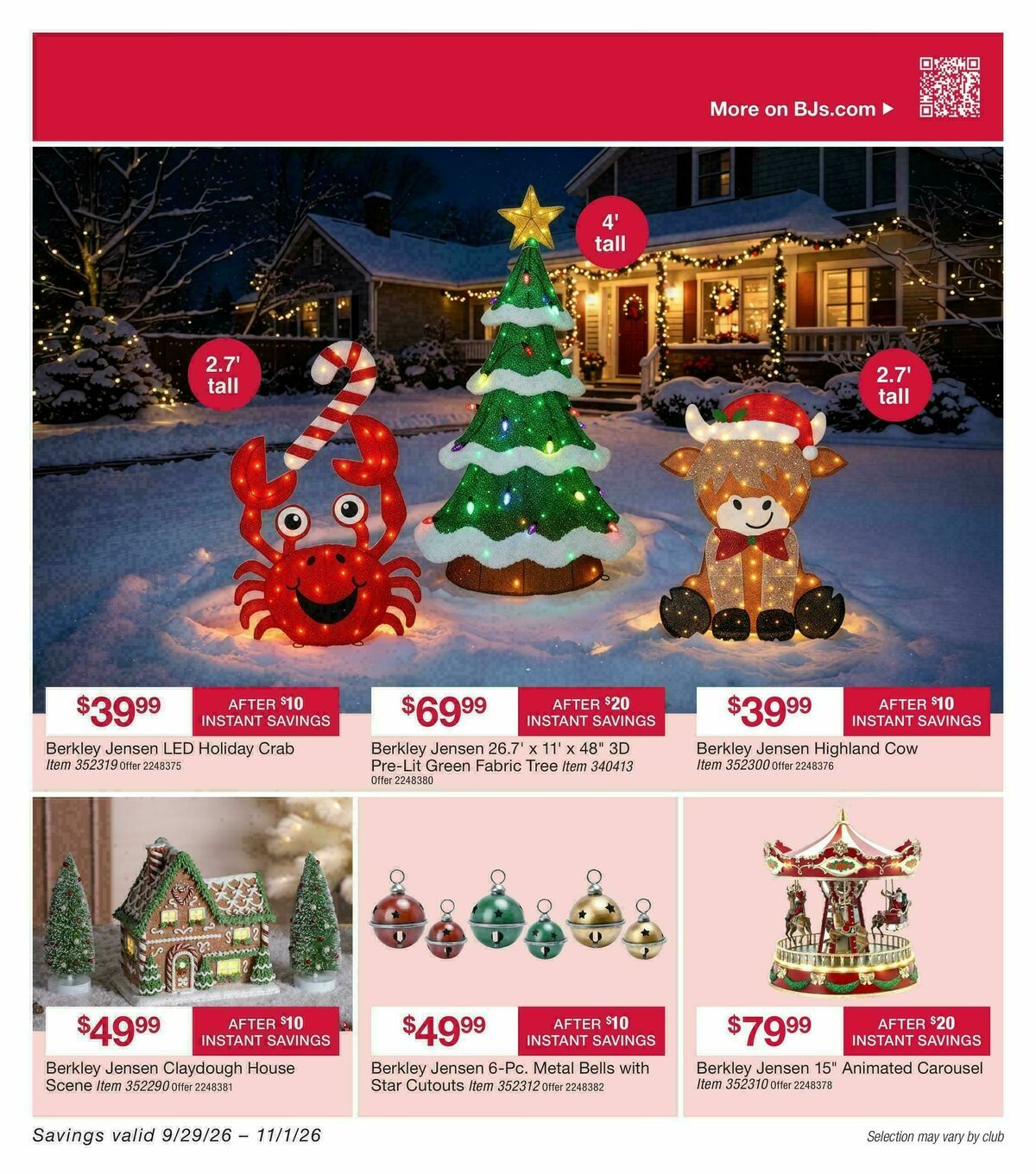 BJ's Wholesale Club Weekly Ad from September 29