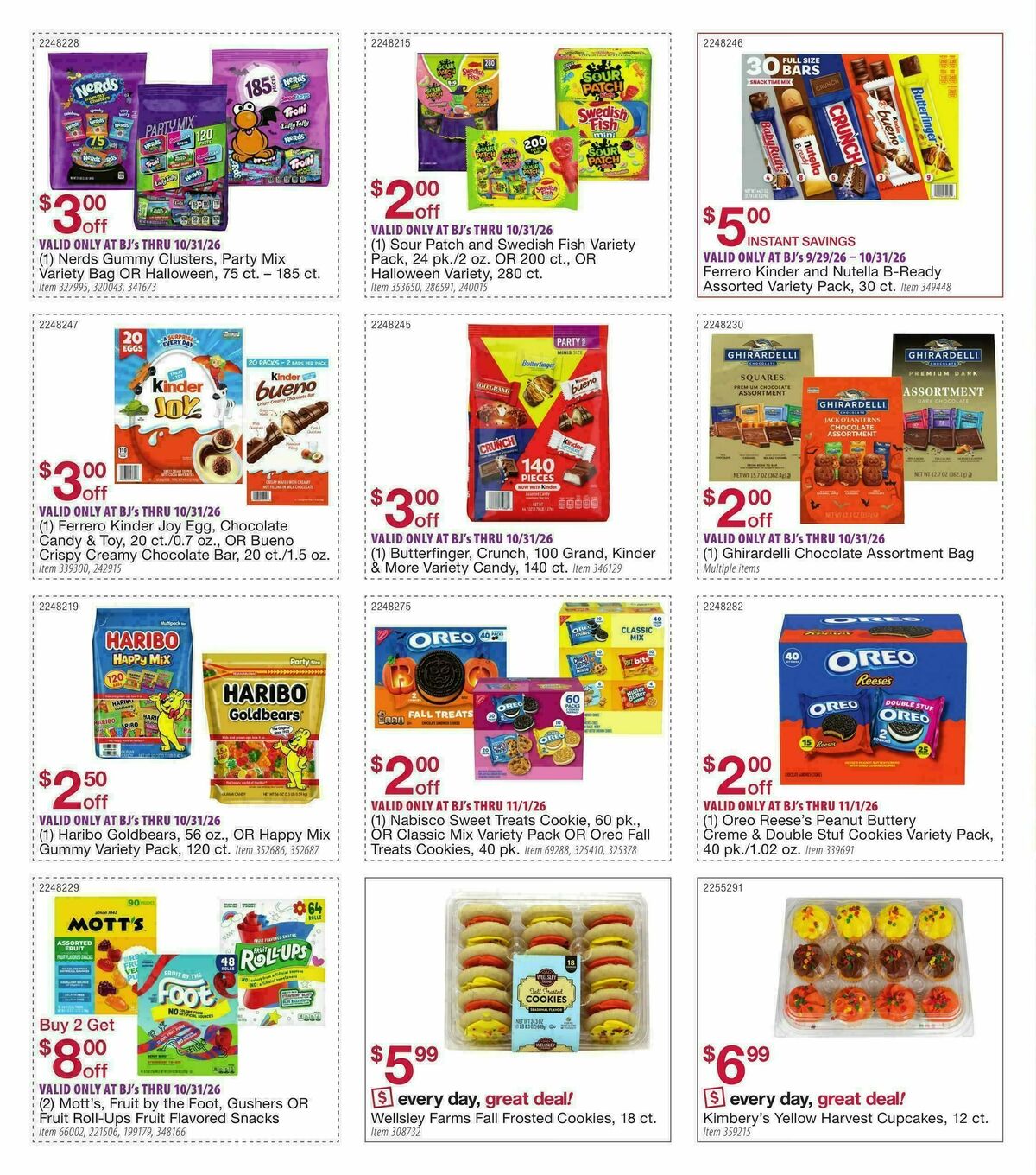 BJ's Wholesale Club Weekly Ad from September 29