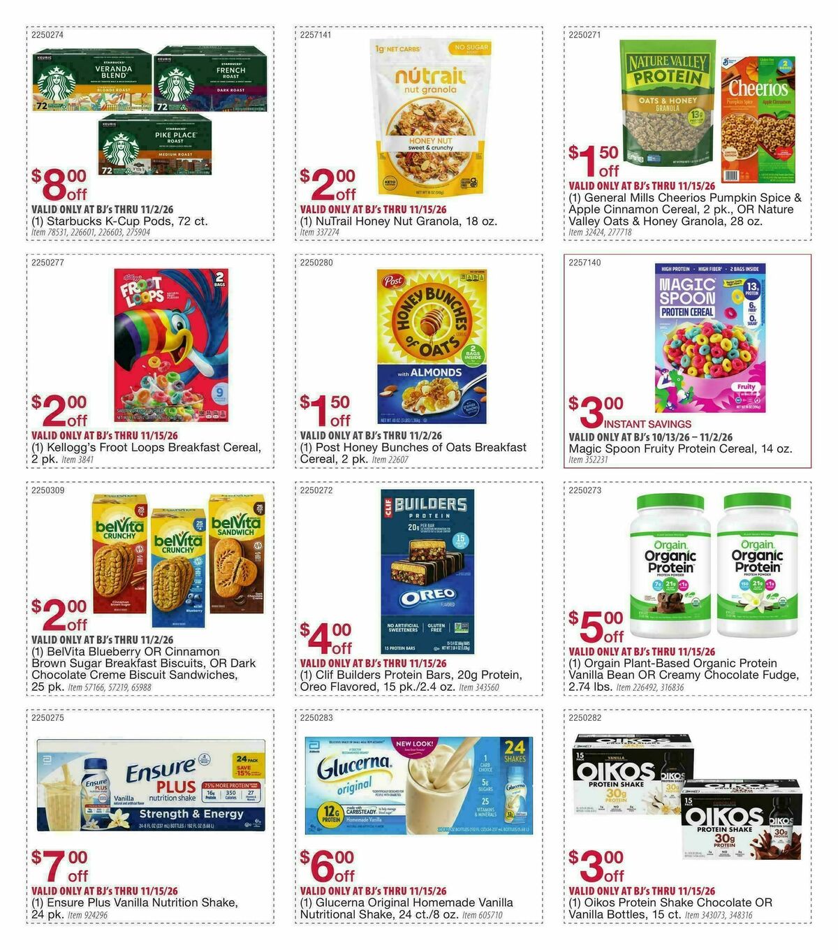 BJ's Wholesale Club Weekly Ad from October 13