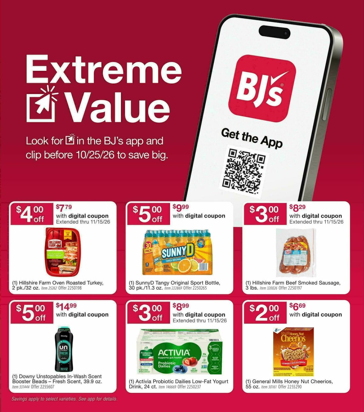 BJ's Wholesale Club Weekly Ad from October 13
