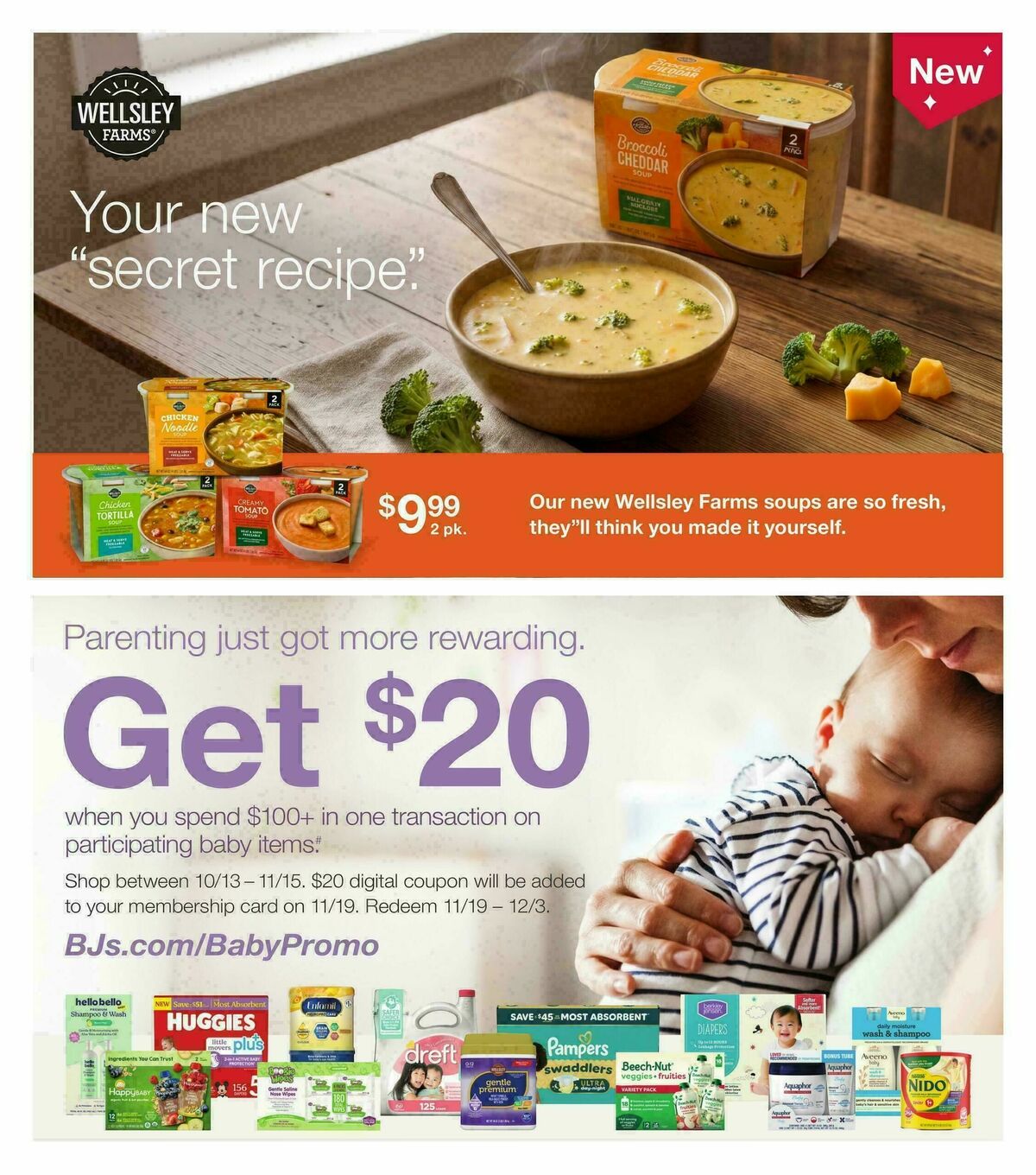 BJ's Wholesale Club Weekly Ad from October 13