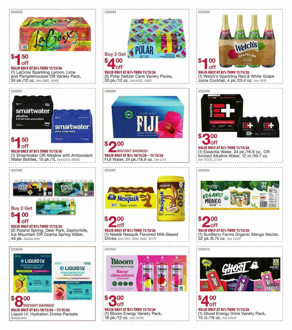 BJ's Wholesale Club Weekly Ad from October 13