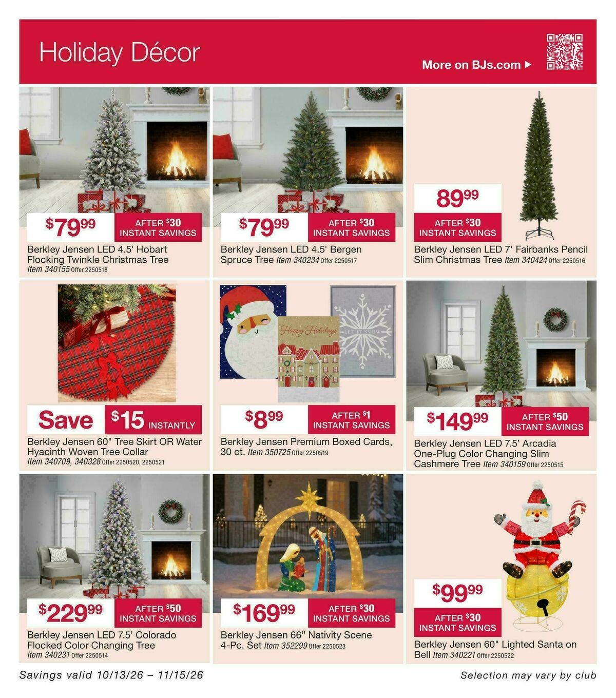 BJ's Wholesale Club Weekly Ad from October 13