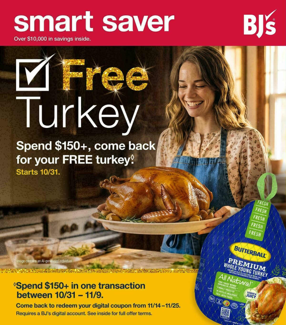BJ's Wholesale Club Weekly Ad from October 30