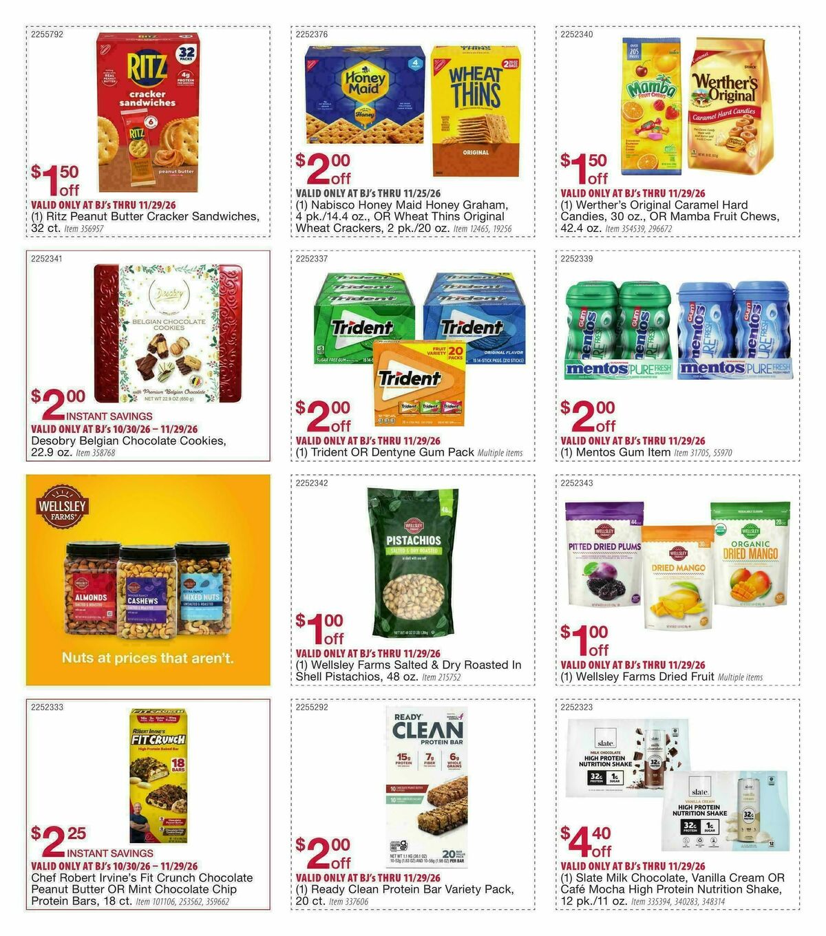 BJ's Wholesale Club Weekly Ad from October 30