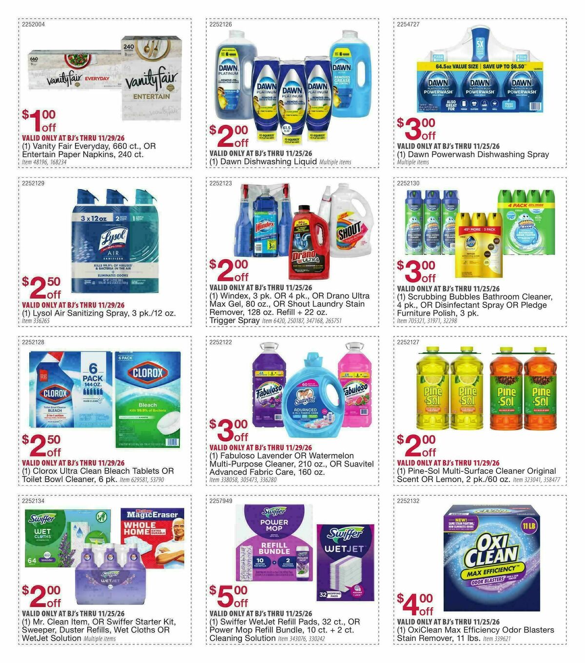 BJ's Wholesale Club Weekly Ad from October 30