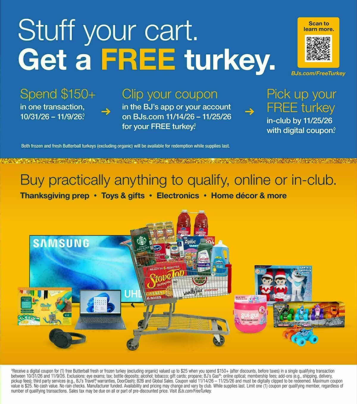 BJ's Wholesale Club Weekly Ad from October 30