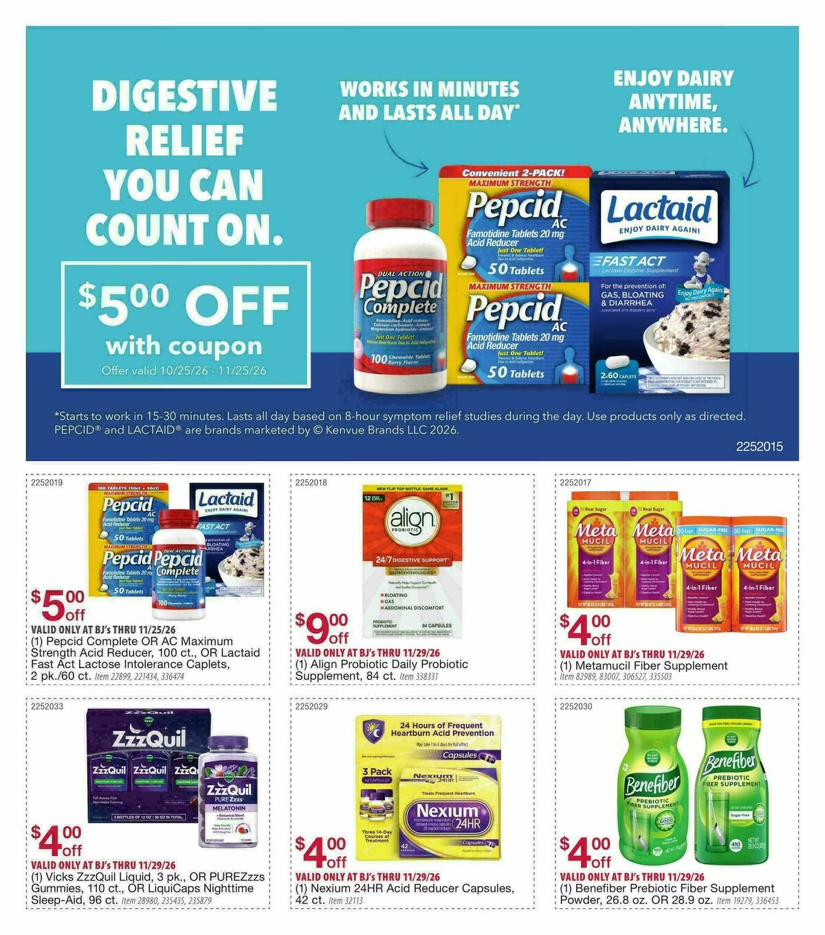 BJ's Wholesale Club Weekly Ad from October 30