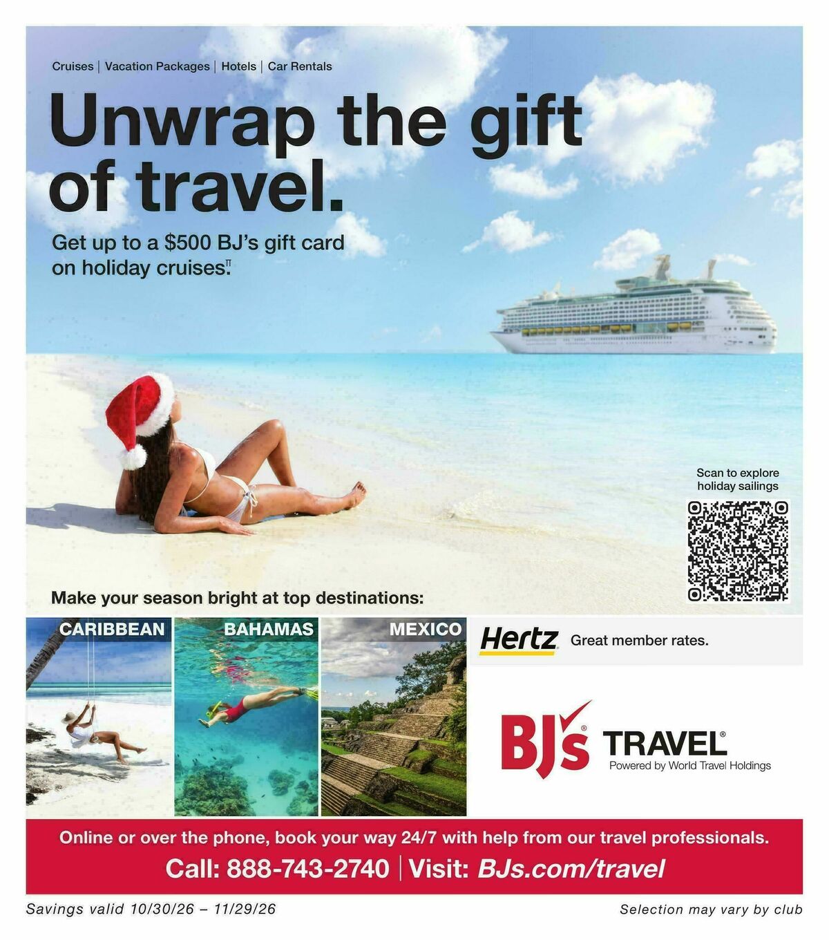 BJ's Wholesale Club Weekly Ad from October 30