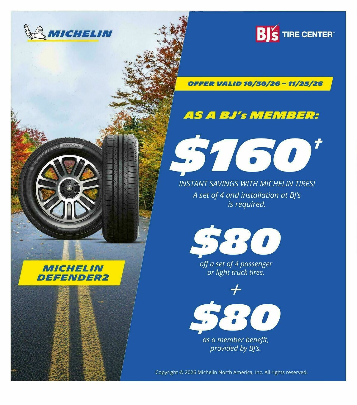 BJ's Wholesale Club Weekly Ad from October 30