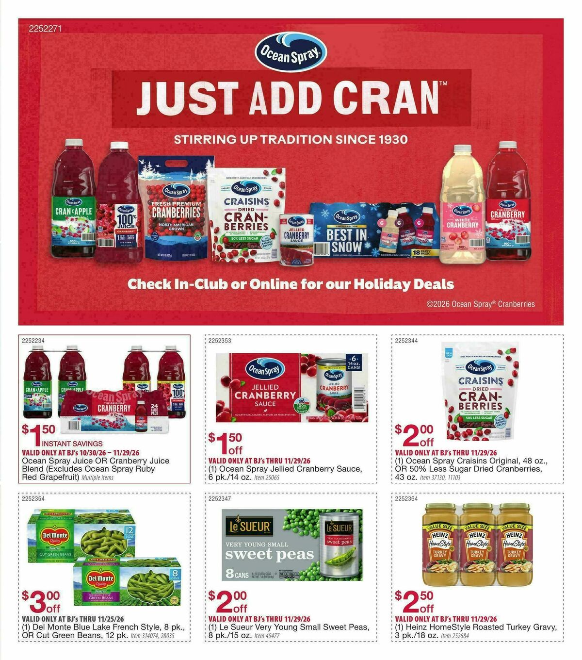 BJ's Wholesale Club Weekly Ad from October 30