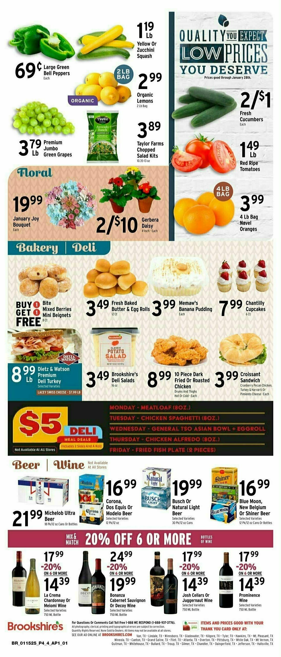 Brookshire's US Weekly Ad from January 15