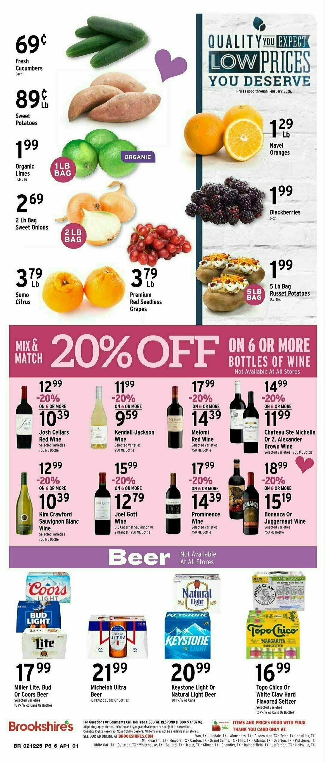 Brookshire's US Weekly Ad from February 12