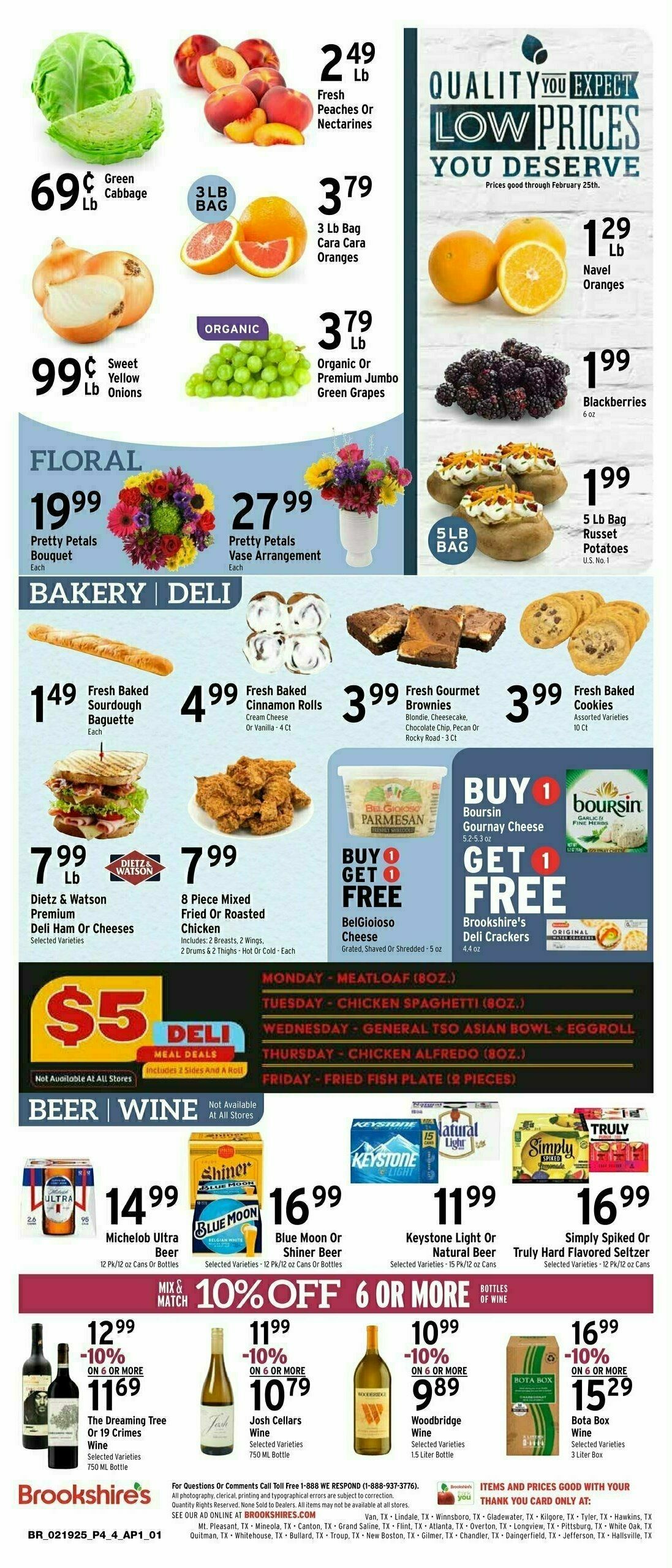 Brookshire's US Weekly Ad from February 19