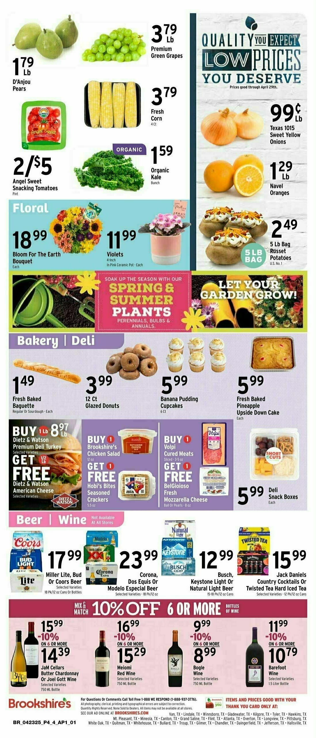 Brookshire's US Weekly Ad from April 23