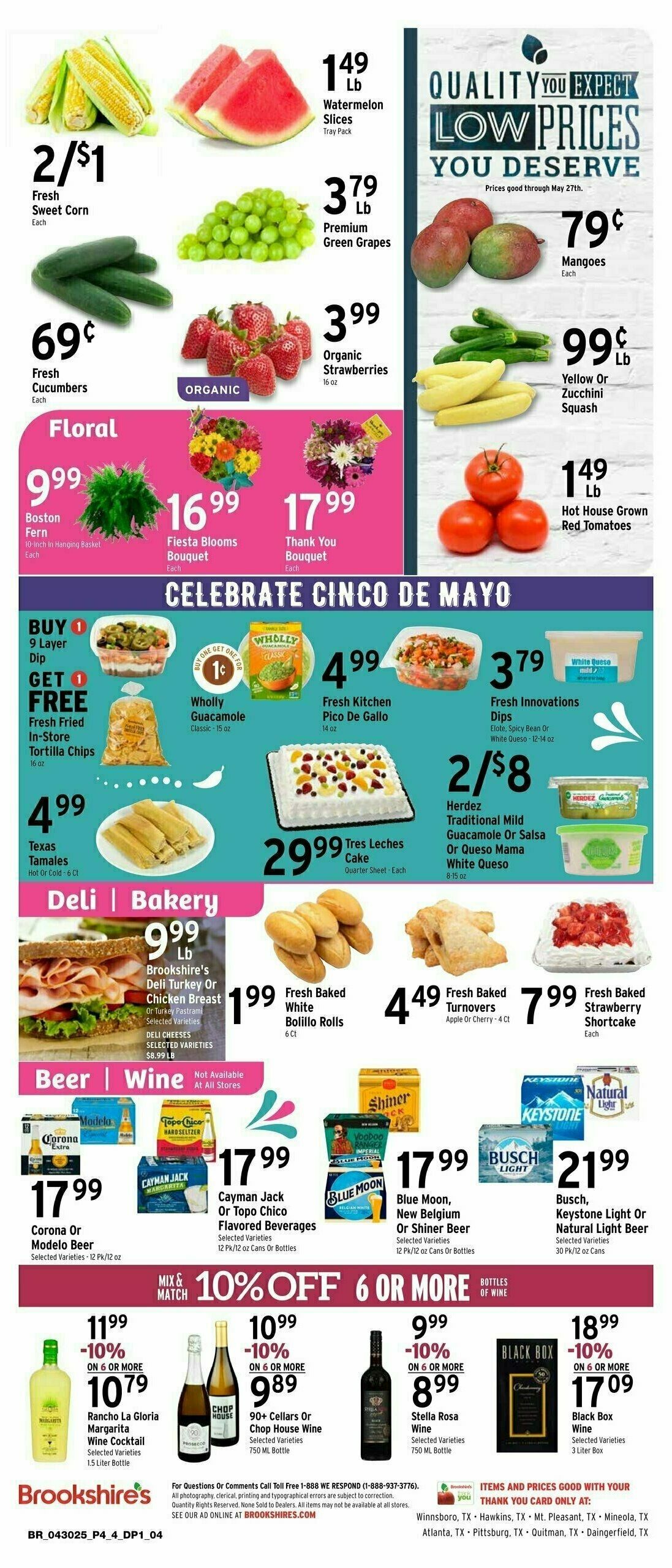 Brookshire's US Weekly Ad from April 30