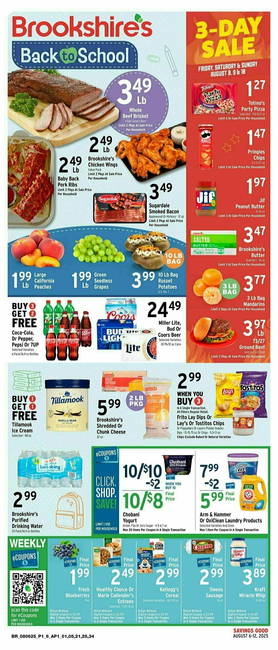 Brookshire's US Weekly Ad from August 6